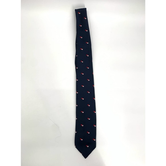 SCHRETER Silk Adam York Hearts Print Made in USA - Picture 2 of 5